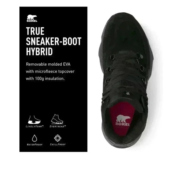 Sorel Women's Kinetic Impact Conquest Aurora Waterproof Boots Size 8.5 New! - Picture 4 of 13